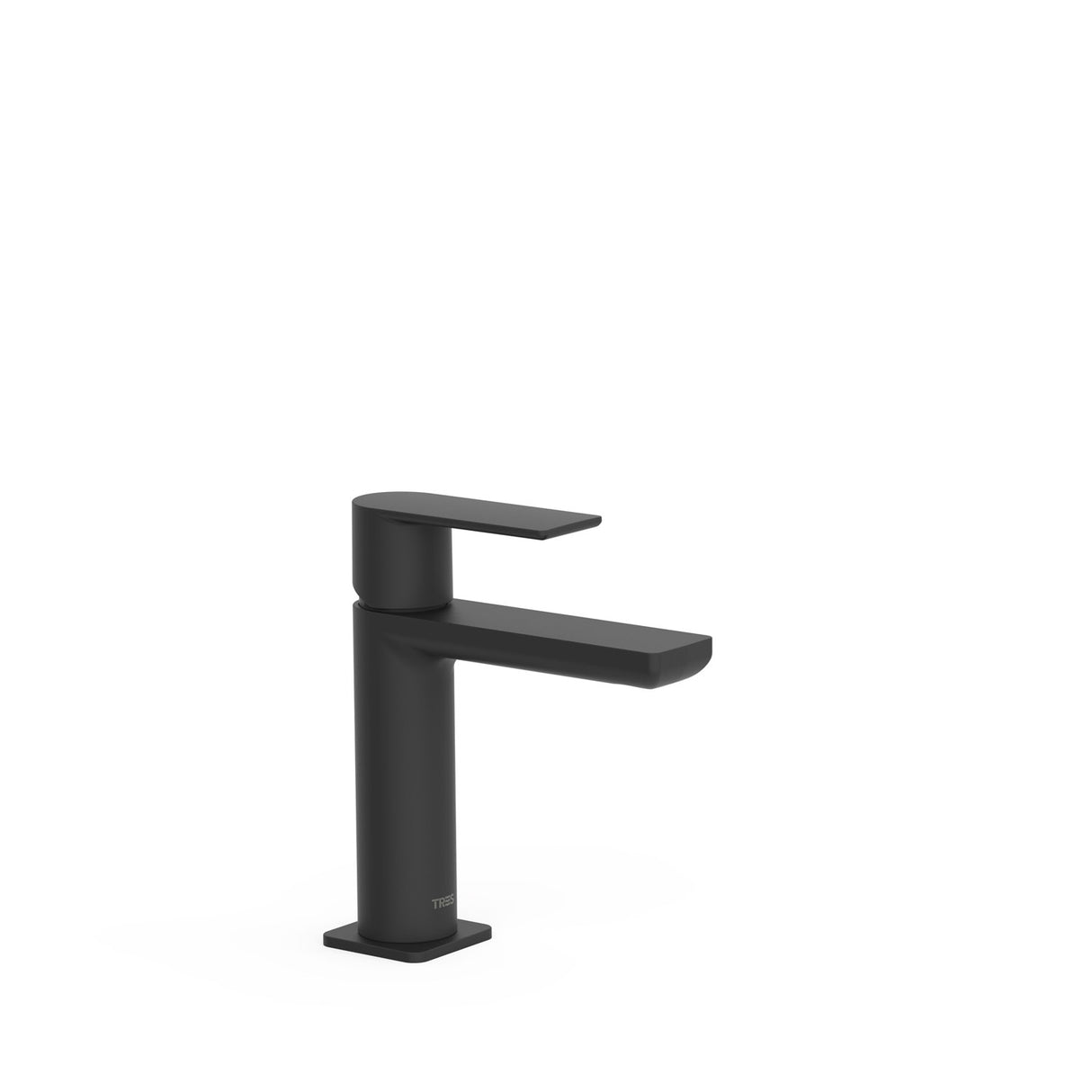 Baterie Lavoar TRES Loft Negru Mat pe lavoar