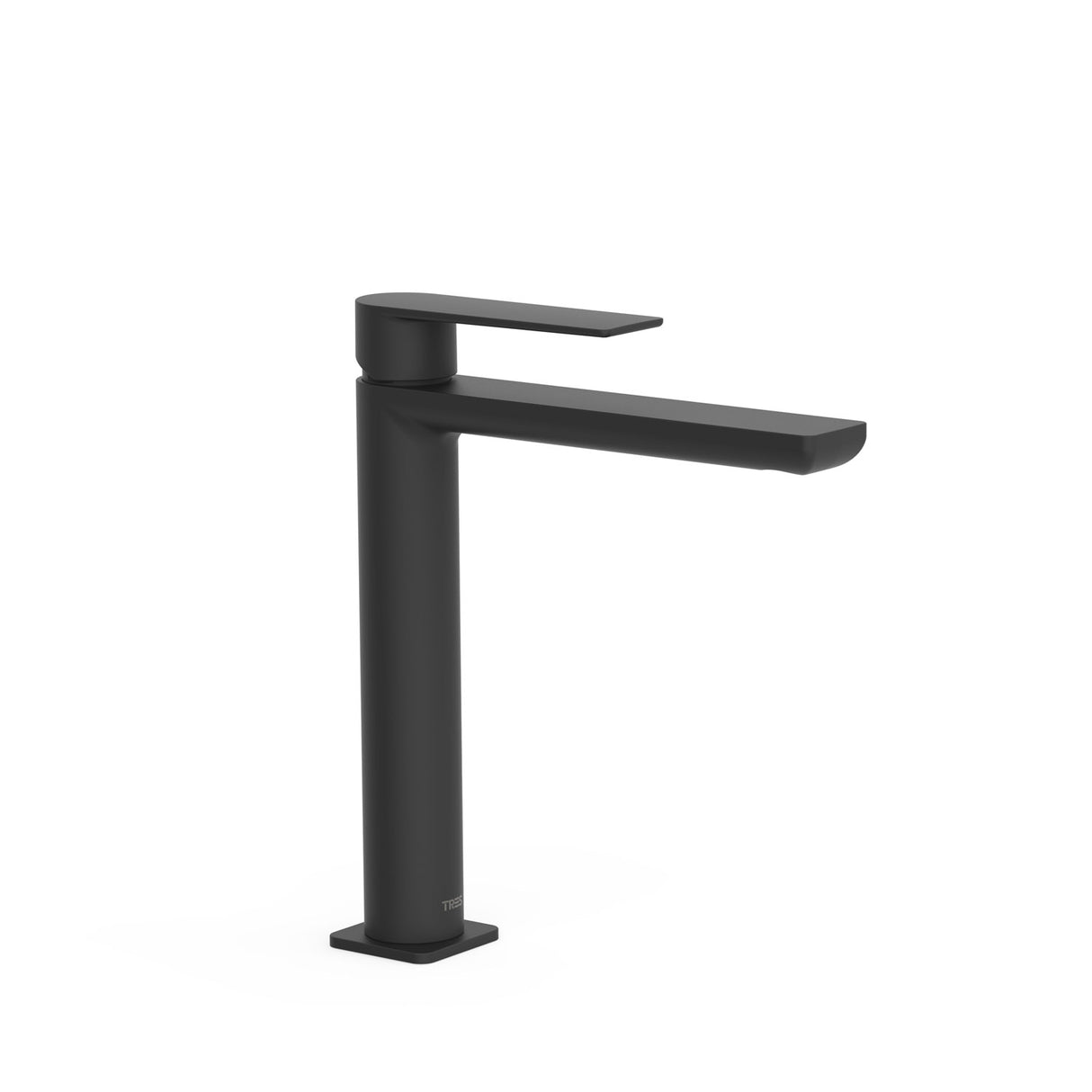 Baterie Lavoar TRES Loft Negru Mat pe lavoar inalta