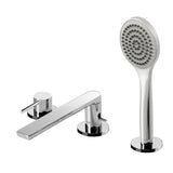 Baterie de cada cu 2 iesiri, TRES Lex-Alp, Crom lucios