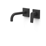 Baterie Lavoar Project Tres, Din Perete,  Pipa 18 Cm ,Corp Incastrat Inclus, Negru