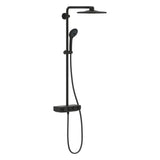 Sistem Dus Grohe Euphoria Smart Control 310 Duo, Termostatic, Cap Dus Rainshower 310 Smartactive, Para Dus Euphoria 110 Massage, Negru Mat