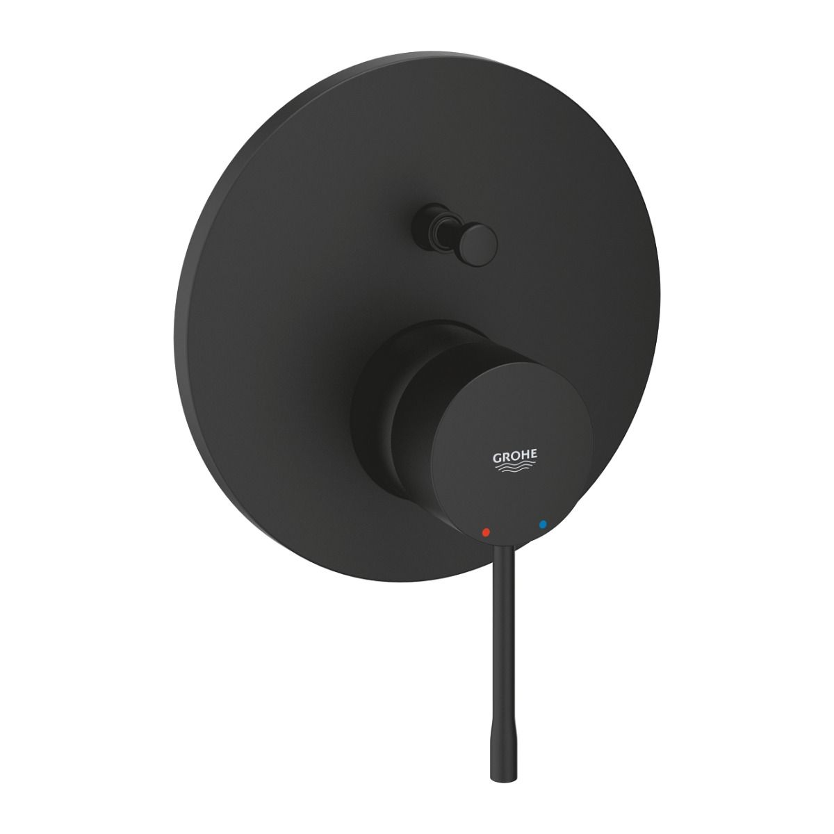 Ornament Grohe Essence Cada/Dus, 2 Iesiri, Negru Mat (Instalare Cu Rapido Smartbox)