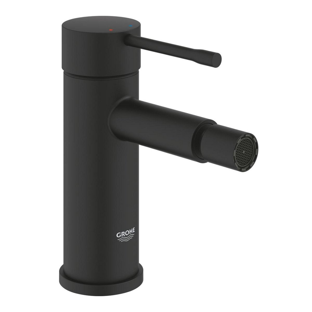 Baterie Bideu Grohe Essence S-Size, Fara Ventil, Negru Mat