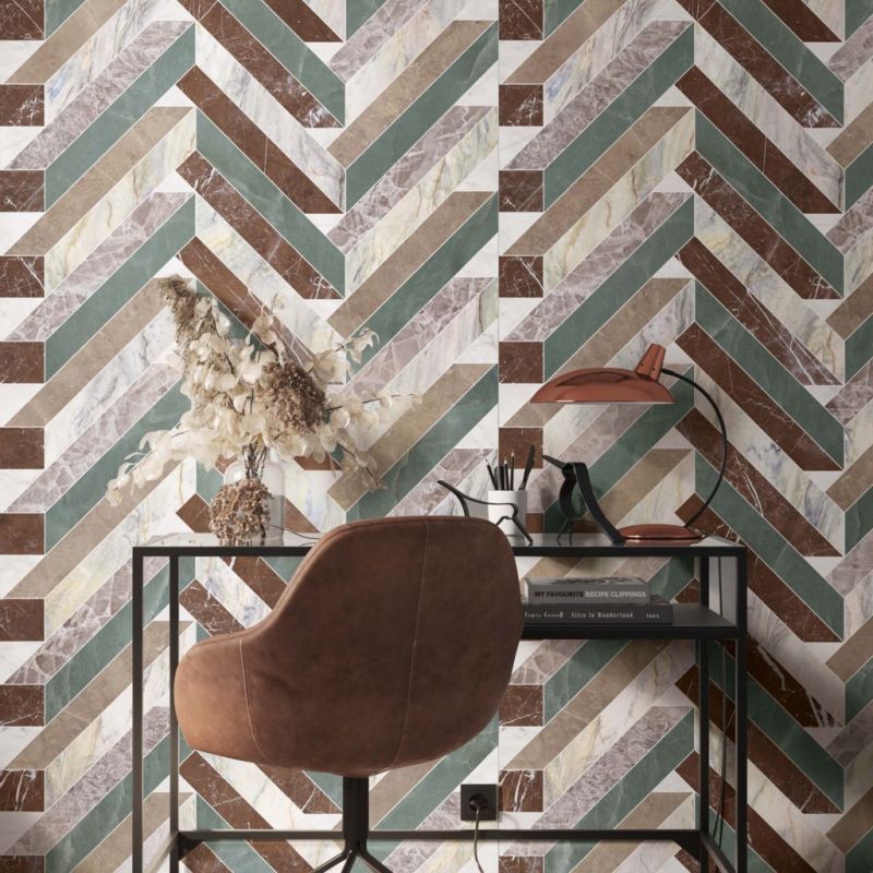 Gresie Abk Sensi Fantasy Volumes, Aspect Marmura, Lucios, 120X280 Cm