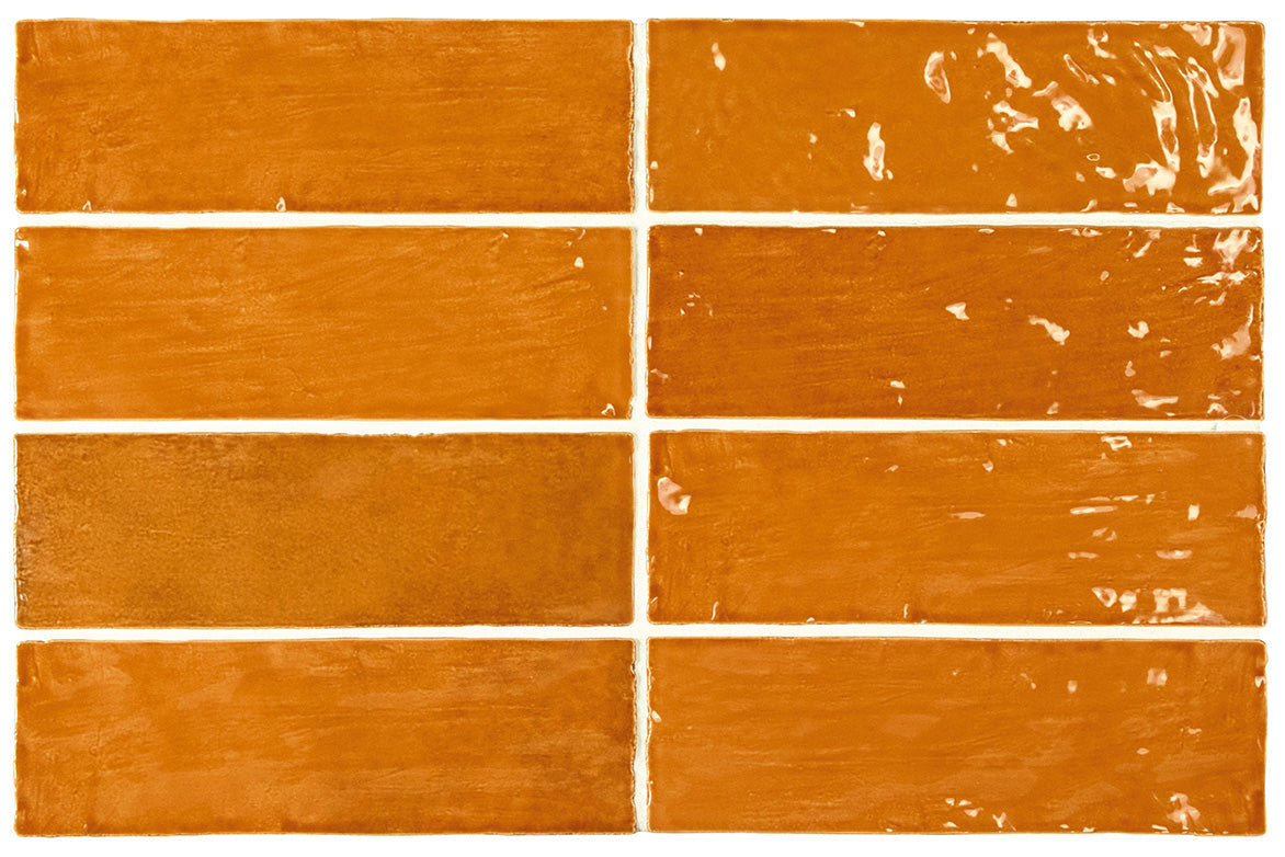Faianta Equipe La Riviera Ginger, Lucios, Aspect Uni, 6,5x20cm