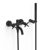 Baterie cada cu 2 iesiri TRES Mont Blanc, Negru mat