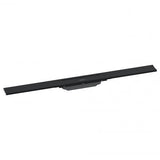 Raindrain Flex, Hansgrohe Rigola Dus Otel Inoxidabil Ajustabila 800 Mm (Necesita Ubox), Matt Black