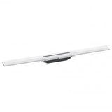 Raindrain Flex, Hansgrohe Rigola Dus Otel Inoxidabil Ajustabila 800 Mm (Necesita Ubox), Matt White