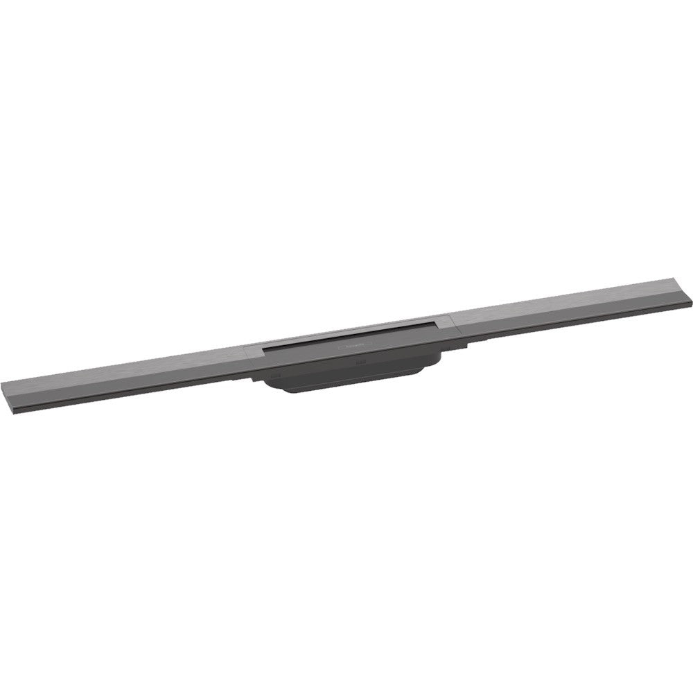 Raindrain Flex,  Hansgrohe Rigola Dus Otel Inoxidabil Ajustabila 800 Mm (Necesita Ubox), Brushed Black Chrome