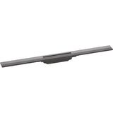 Raindrain Flex,  Hansgrohe Rigola Dus Otel Inoxidabil Ajustabila 800 Mm (Necesita Ubox), Brushed Black Chrome