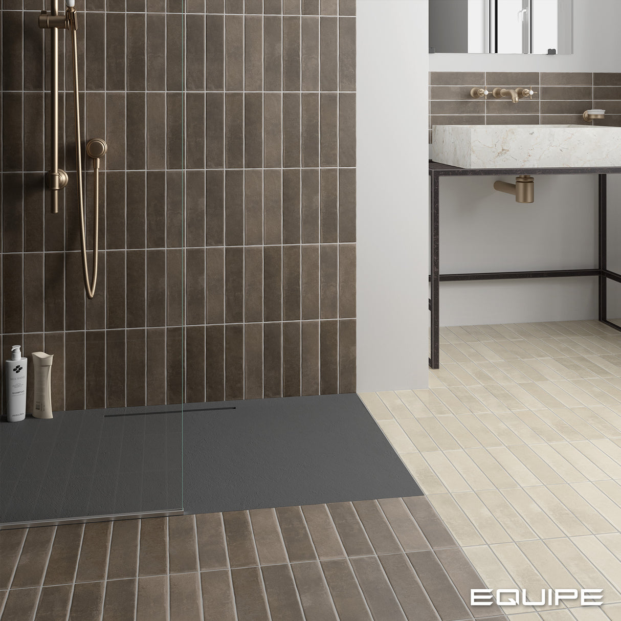 Faianta Equipe Argile Cacao, Mat, Aspect Uni, 6x24,6cm