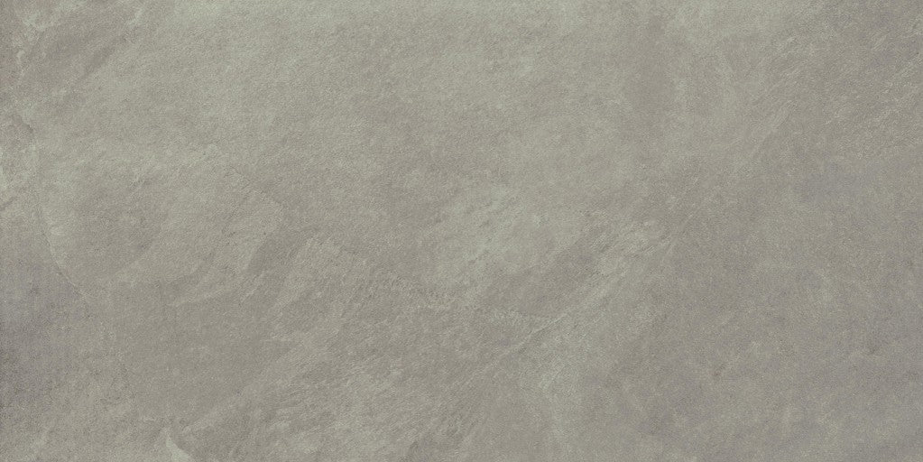 Gresie Atlas Concorde Solution, Impact Ash, aspect Piatra, Mat, 60x120cm
