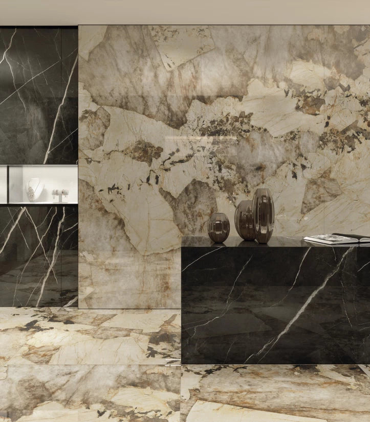 Gresie Atlas Concorde, Marvel Gala Desert Soul, Aspect Marmura, Lucios, 60X120 Cm