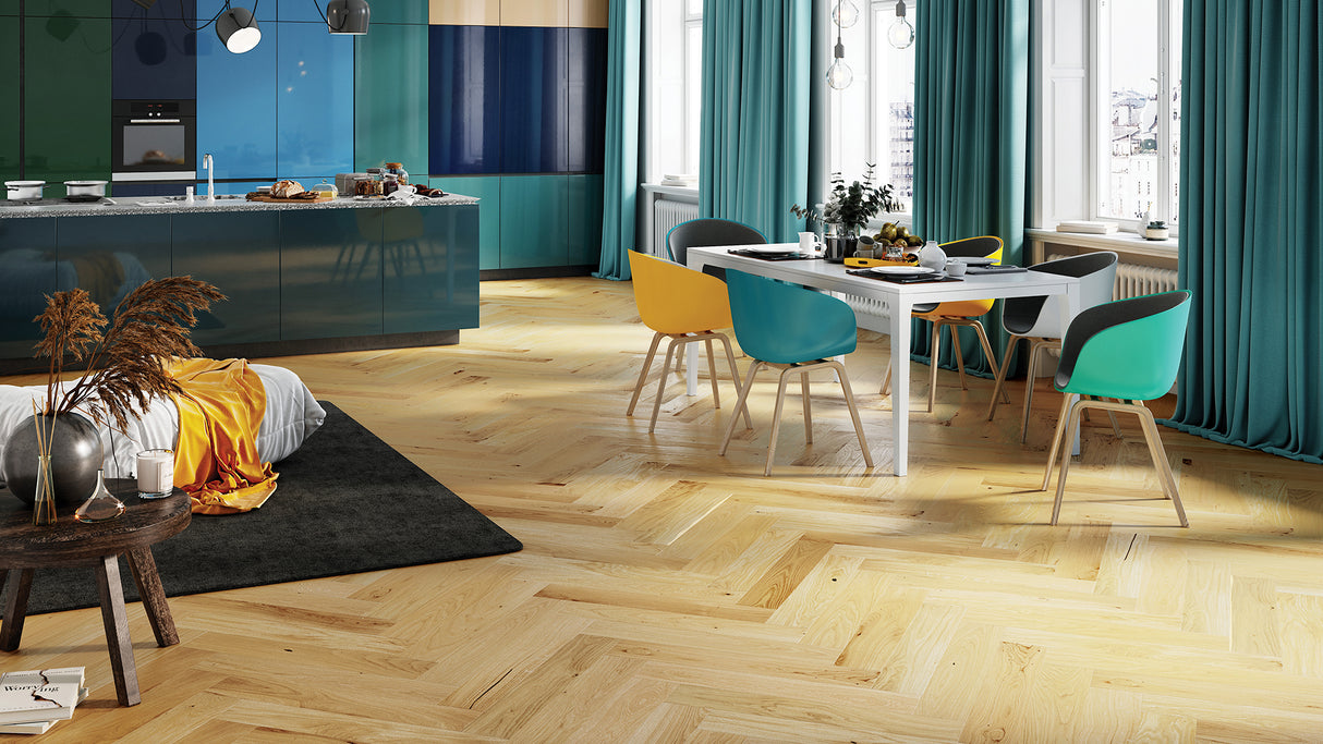 Parchet Barlinek Triplu Stratificat  Caramel Herringbone 130