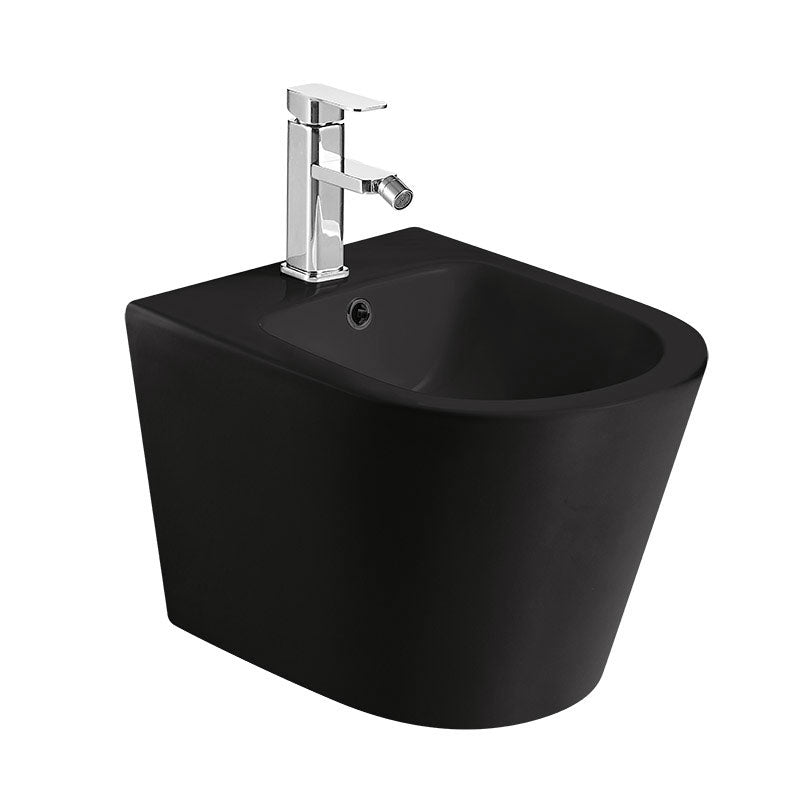 Bideu suspendat  WELLIS CLEMENT BLACK, 36x51.5x34.5 cm