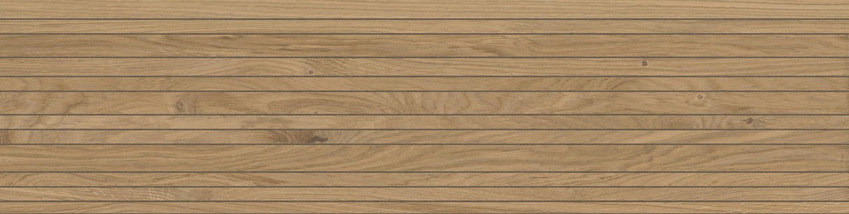 Gresie Atlas Concorde Solution, Plank Layer Ivory, aspect Lemn, Mat, 40x80cm