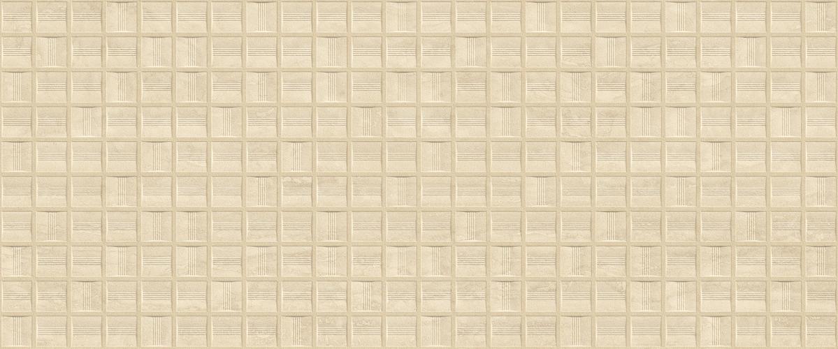 Gresie Atlas Concorde Marvel T 3D mini cube navona sand 50x120