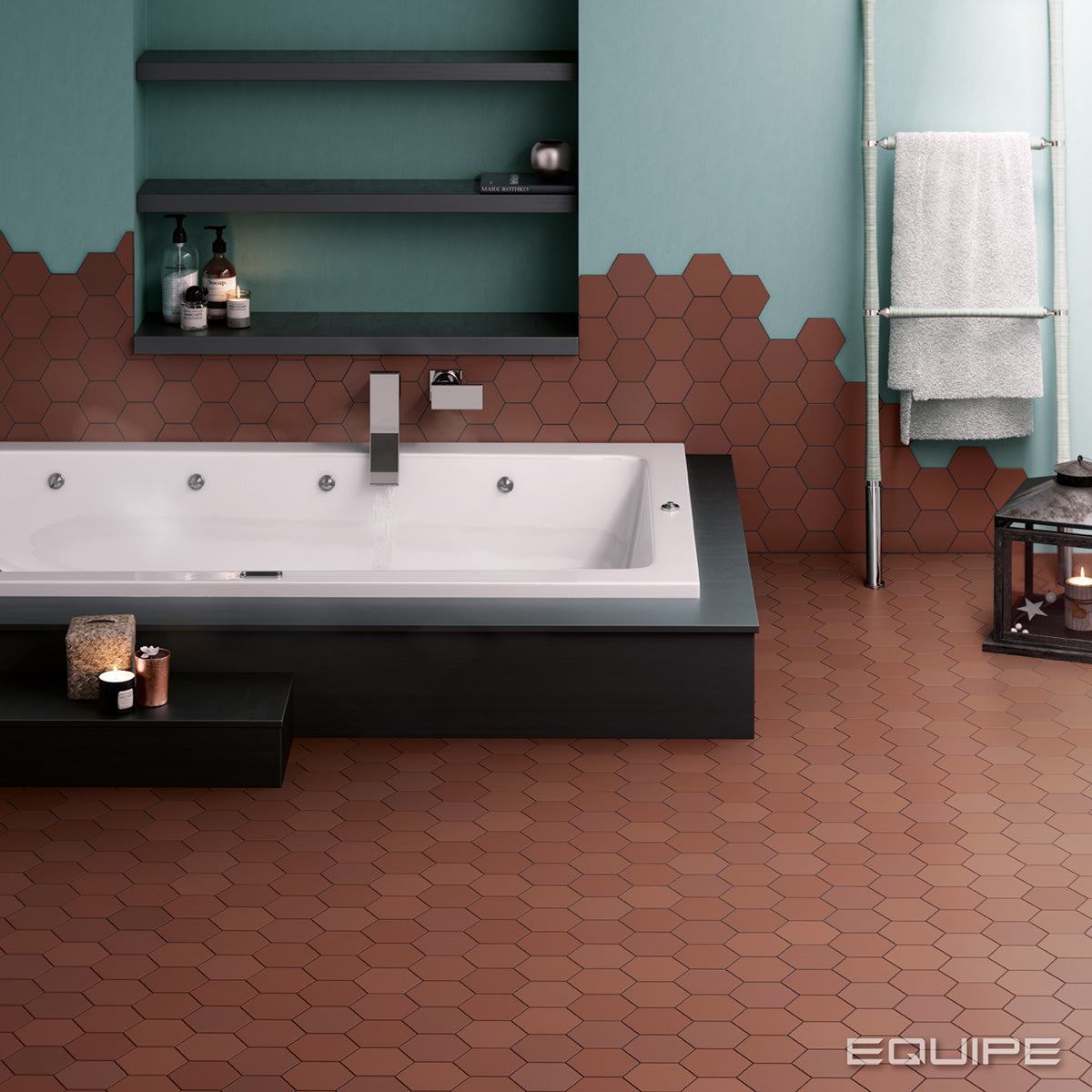 Faianta Equipe Kromatika Clay, Mat, Aspect Uni, 11,6x10,1cm