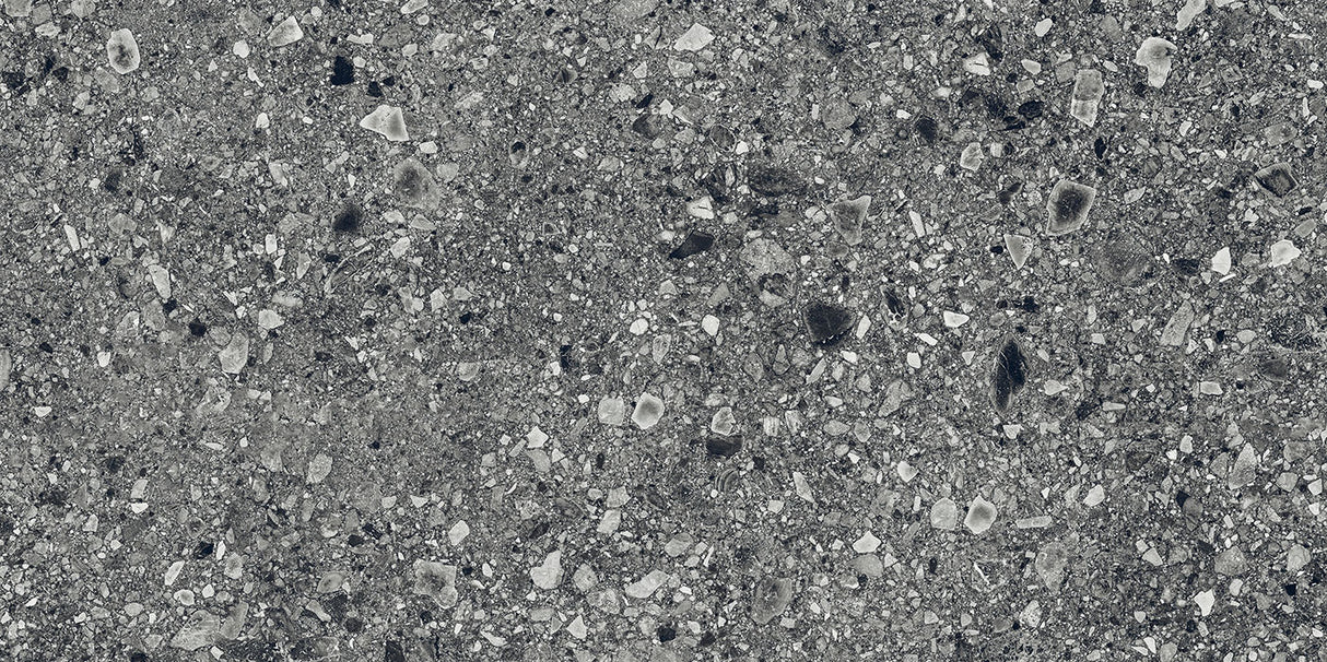 Gresie Tuscania Cepo di Gre Anthracite, Aspect Piatra, Mat, 60x60