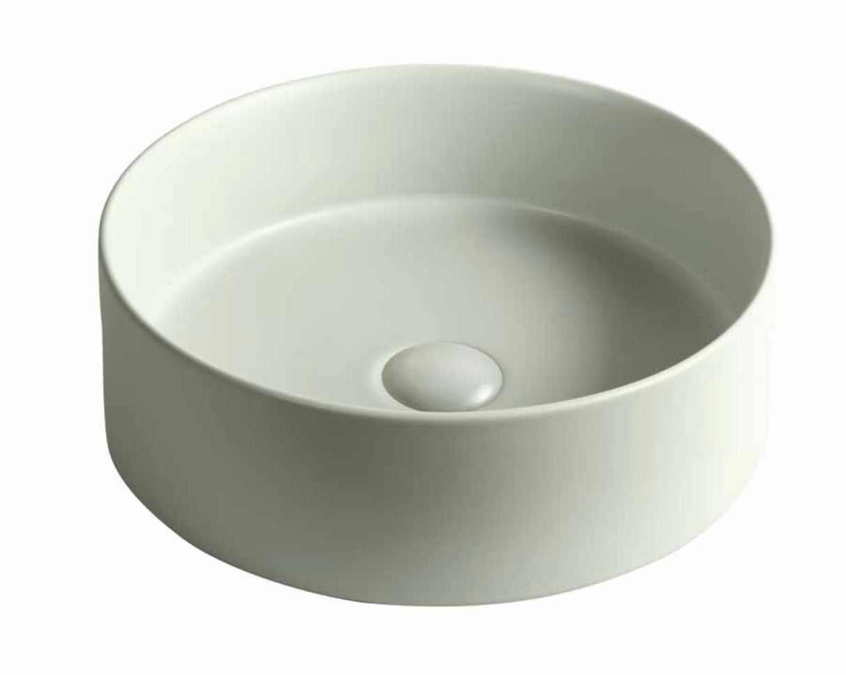 Lavoar Mosavit Naya Gris Verde, pe blat, verde 40x40x13 cm