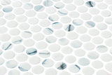 Mozaic Onix, Penny Ecostones Calcatta Blue Matte, Mat, Sticla, Aspect Multicolor, 29x29cm