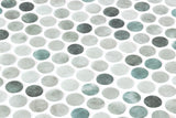 Mozaic Onix, Penny Shabby Green Matte, Mat, Sticla, Aspect Multicolor, 29x29cm