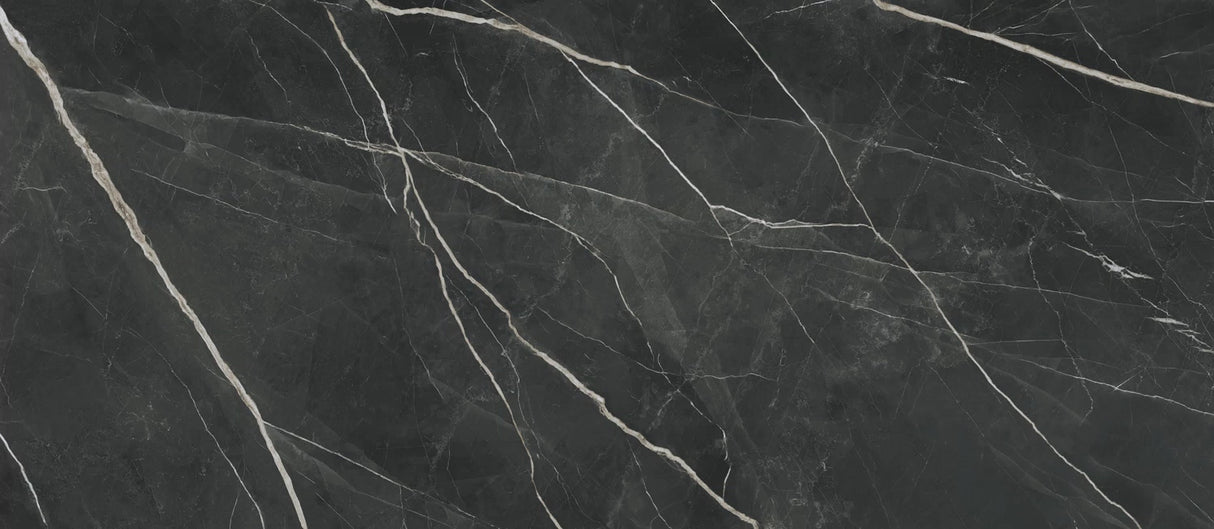 Gresie Atlas Concorde, Marvel Gala Calacatta Black, Aspect Marmura, Lucios, 120X278 Cm