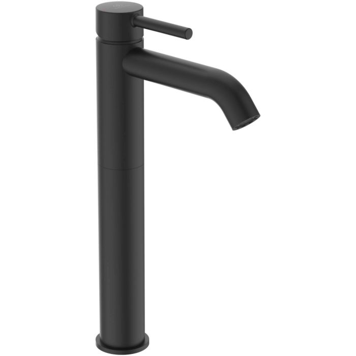 Baterie Ideal Standard Ceraline Pentru Lavoar Cu Pipa Inalta ,Tip Vessel , Fara Ventil ,Silk Black