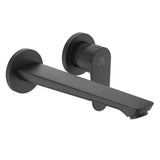 Ornament Baterie Ideal Standard Lavoar Perete Cerafine O Silk Black, Pipa 22.4 Cm (Pentru A1313Nu)
