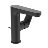 Baterie Lavoar Ideal Standard H155 Cerafine O Silk Black,Cu Pipa Inalta Si Ventil Metalic