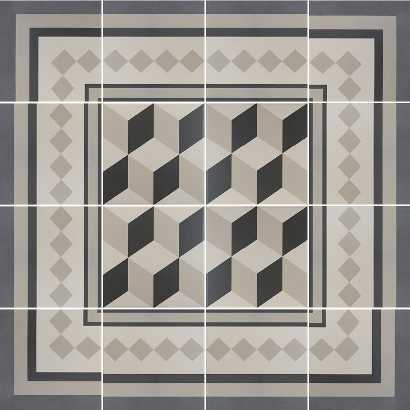 Gresie Equipe, Caprice Decor Provence Border, Mat, 20x20cm