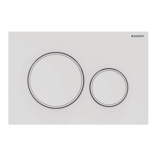 Clapeta Actionare Rezervor Incastrat  Geberit Sigma 20 Alb Mat Lacuit-Alb Easy To Clean