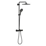 Sistem Dus Grohe Rainshower Smartactive 310 Mono, Termostatic, Negru Mat