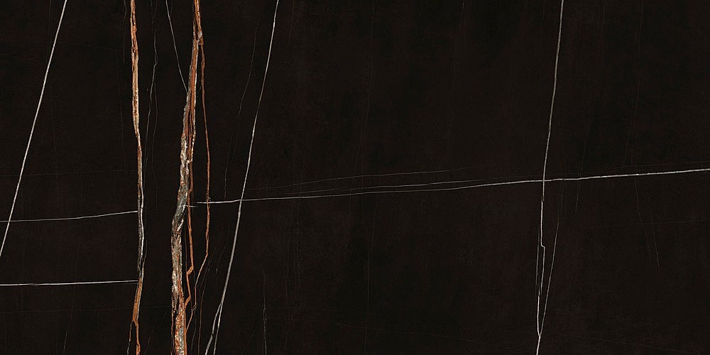 Gresie Fiandre, Marmi Maximum Sahara Noir, Aspect Mamura, Lucios, 75x150