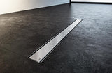Canal De Scurgere Alca Apz13 Double, Fit And Go, Cu Gratar Simplu/Placi Ceramice, 750Mm, Otel Inoxidabil Mat