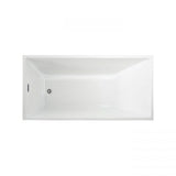 Cada freestanding WELLIS FLAVIA, 170x80x60 cm- 330 l,  acril, scurgere inferioara +preaplin+sifon