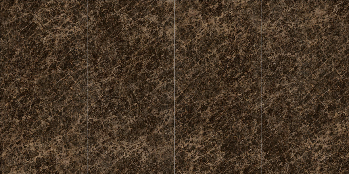 Gresie Fiandre, Marmi Maximum Deep Emperador, Aspect Mamura, Lucios, 75x150