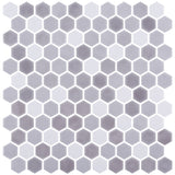 Mozaic Onix, Hex Stoneblend Anchor, Mat, Sticla, Aspect Uni, 29x29cm