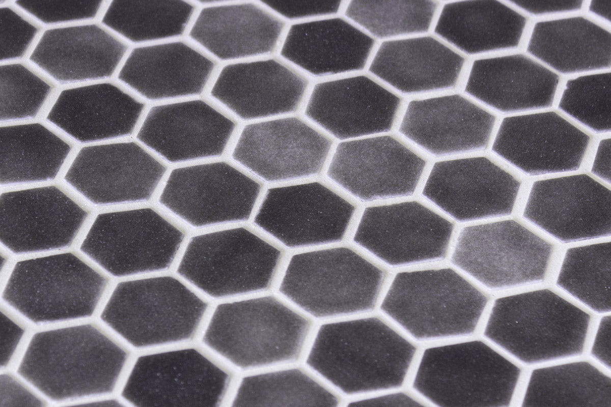 Mozaic Onix, Hex Stoneglass Antracite, Mat, Sticla, Aspect Uni, 29x29cm