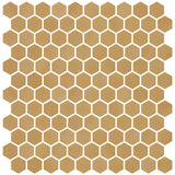 Mozaic Onix, Hex Stoneglass Ochre, Mat, Sticla, Aspect Uni, 29x29cm