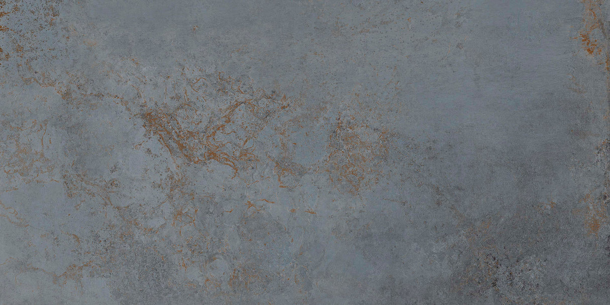 Gresie Tuscania Metropolitan Blue, Aspect Beton, Mat, 120x120