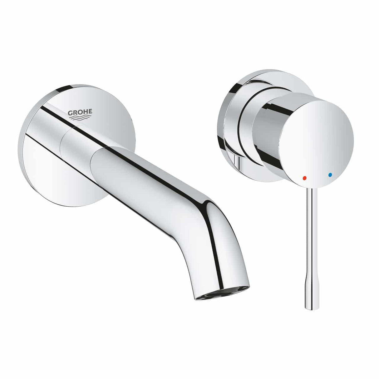 Ornament Baterie Lavoar Perete Grohe Essence, Pipa 183 Mm