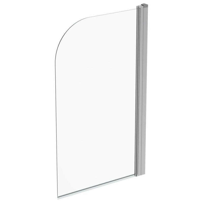 Paravan Cada Besco Mobil Connect 2 810/1400 Mm, Sticla Transparenta 5 Mm, Tratament Idealclean, Profil Argintiu