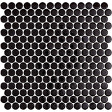 Mozaic Onix, Penny Black Shiny, Mat, Sticla, Aspect Uni, 29x29cm
