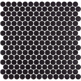 Mozaic Onix, Penny Natureglass Black Matte, Mat, Sticla, Aspect Uni, 29x29cm