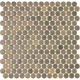 Mozaic Onix, Penny Stoneglass Gold Matte, Mat, Sticla, Aspect Uni, 29x29cm