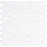 Mozaic Onix, Penny White Shiny, Mat, Sticla, Aspect Uni, 29x29cm