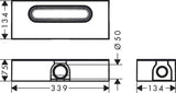 Ubox Universal, Hansgrohe Set Instalare Standard Rigola Dus, H.Min. 75 Mm, Dn 50