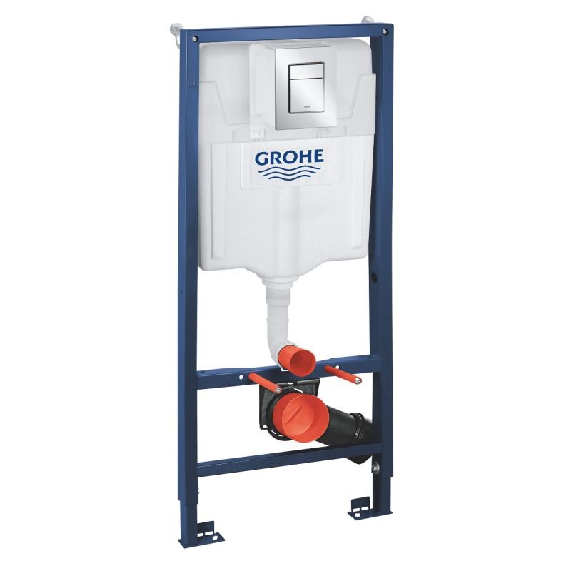 Rezervor Grohe Rapid Sl 3 In 1 Cu Clapeta Skate Cosmopolitan S Crom Si Set Fixare