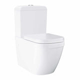 Set Vas Wc Grohe Euro Ceramic Btw Triple Vortex, Pure Guard Cu Rezervor Alimentare Pe Jos Ci Capac Wc Soft-Close